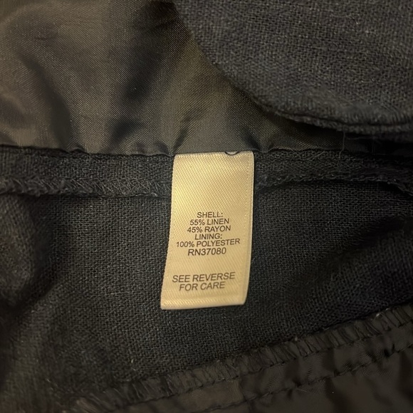 Linen Blend Blazer. Sz. L. - Picture 7 of 11